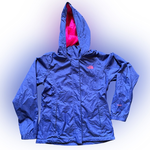 The North Face Woman’s Hyvent Blue with Pink Highlights Jacket